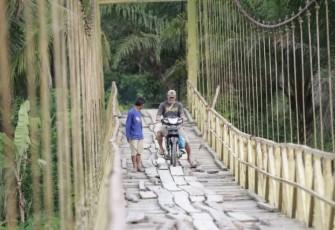 Kondisi Jembatan Gantung 