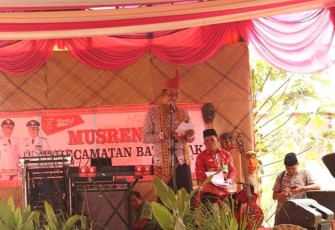 Wasisno Buka Musrenbang Kecamatan Batu Brak