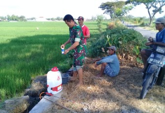 Serma Winarno Babinsa Koramil 17 Karangdowo
