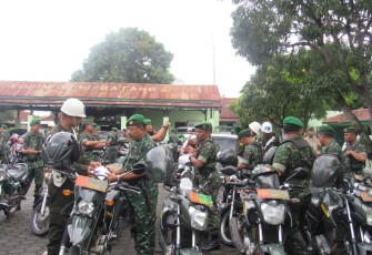 Sub Denpom 1-2/Pekalongan Datangi Kodim 0736/Batang