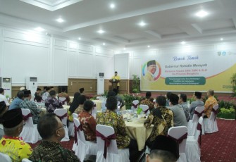 Gubernur Rohidin dalam Forum Silaturahmi bersama para kepala sekolah