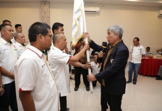 Bupati Asahan Hadiri Pelantikan Koni Kabupaten Asahan Periode 2019-2023