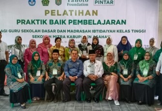 Kakanmenag Asahan Buka Pelatihan Praktik Baik Pembelajaran Guru SD/MI Kelas Awal Mitra Sekolah Asahan 