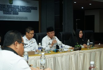 Rapat Koordinasi Fasilitas Pendamping Tim Koordinasi dana kelurahan tahun 2020