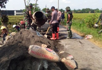 Talud TMMD di Jlubang Dijamin Kelar