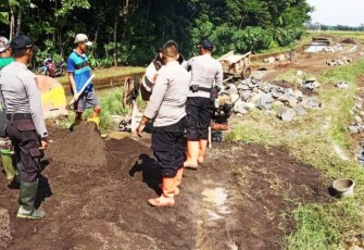 Jajaran Polres Pekalongan Bersinergi Dengan TNI Hingga TMMD Reguler Usai