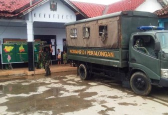 Terus Dimantapkan Penataaan Poskotis di Lokasi TMMD Pekalongan