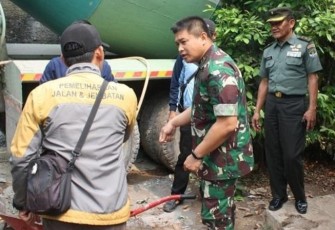 Pasi Bakti TNI Korem 051/Wkt Tinjau Lokasi TMMD 106 Depok