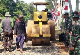 Proyek Andalan TMMD Reguler Pekalongan Terus Dikebut