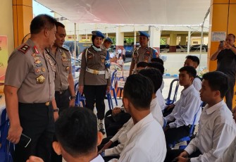 Kapolda Bengkulu Irjen Pol Drs Supratman MH Melakukan Pemantauan Tahapan Rekruitmen Penerimaan Anggota Polri Yang Tengah di Laksanakan Oleh Biro SDM Polda Bengkulu