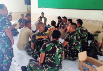 Siap Bomingkan Hadroh di Desa Sasaran TMMD Reguler Pekalongan