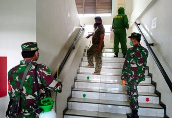 7 Koramil di Kodim 0503/JB Terus Lakukan Pencegahan Covid-19 