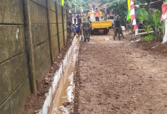 Pemasangan Yudit di RW 01 Jatimulya Depok Sudah 50 Meter 
