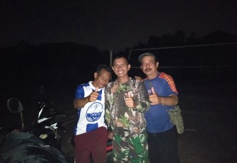 Satgas TMMD Kodim Depok Komsos Dengan Warga
