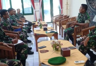 Dandim Rapatkan Barisan