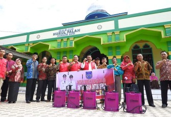 Bupati Bengkulu Utara Mian Luncurkan Satgas Bersih Bersih Masjid di Bengkulu Utara 