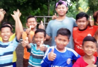 Anak-anak asal Dukuh Jlubang