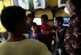 Disdik Bersama Satpol PP Razia Tempat-Tempat Bermain Anak
