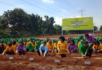 Kunjungan Istri Panglima TNI di Wilayah Koramil 05/Bantar Gebang Kodim 0507/Bekasi
