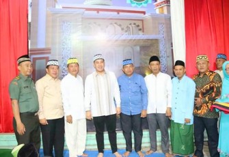 Peringatan Isra Mi'raj di Desa Pasar Baru Kedondong Dihadiri Bupati Pesawaran