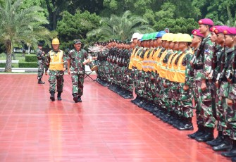 Panglima TNI Sambut Satgas Karhutla di Australia