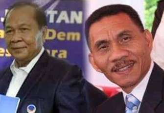 Max Lomban (kiri) dan Tedius Kuemba Batasina (kanan)
