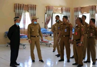  Bupati Lampung Barat Tinjau Aula RSUD Alimudin Umar