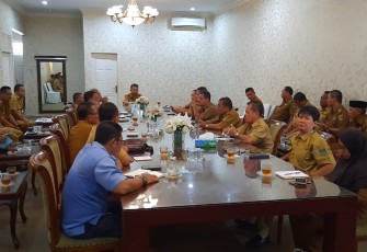 Rapat terbatas Pemkab Asahan