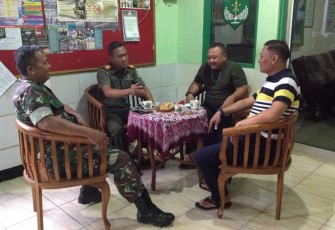 Ketua Mitra Jaya Jatipulo Sambangi Makoramil 03/GP
