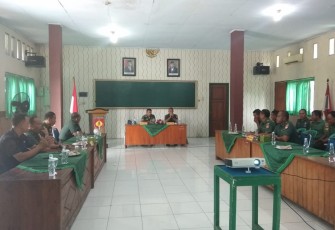 Dandim 0736/Batang Sambut Kunjungan Tim Wasrik Itdam IV/Diponegoro