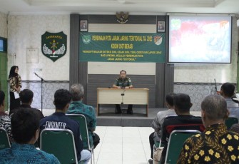 Kodim 0507/Bekasi Gelar Kegiatan Pembinaan Peta Jarak Jaring Teritorial TA.2020