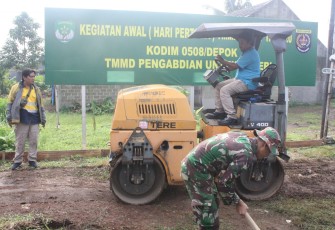 Sebanyak 110 Prajurit Turun Semarakkan Program TMMD Ke 107 