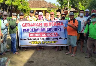 Gerakan Desa Srimulyo Cegah Covid-19