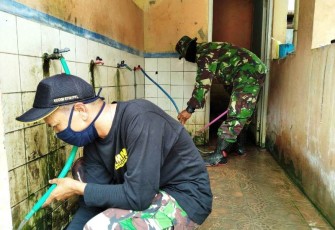 Satgas TMMD Reguler Pekalongan Terus Prakarsai Kebersihan Lingkungan