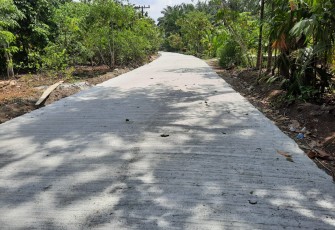 Jalan Rampung Dicor oleh Satgas TMMD
