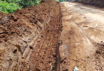 Galian Drainase di Durian Banggal Sudah Mencapai 71 Persen