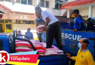 Musisi Kota Bengkulu Terima Bantuan Beras dari Pemprov