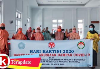 Istri Gubernur Rohidin Serahkan Bantuan Kemanusiaan