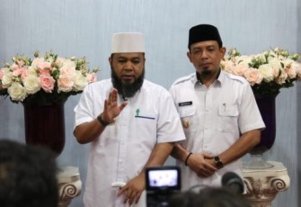 Wali Kota Bengkulu Helmi Hasan dan Wakil Wali Kota Bengkulu Dedy Wahyudi 