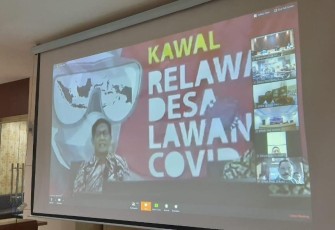 video conference Menteri Desa