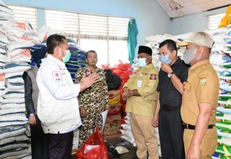 Bupati Kampar Tinjau Posko Penanggulangan Covid-19