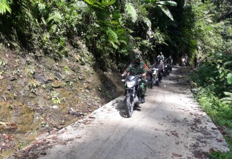 Dandim 0207/SML Letkol Inf Frans Kishin Panjaitan SAP MPM Tetap Semangat Pantau Lapangan 