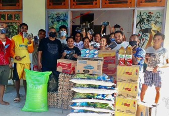 Mahasiswa Raja Ampat di Jayapura Dapat Kiriman Bama dan Masker Dari Pemkab