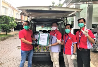 JNE Kirim 10 Ribu Masker untuk Paramedis Covid-19 ke Seluruh Indonesia