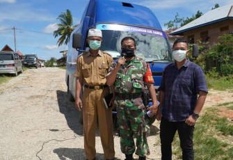 Diskominfo Kampar sosialisasi cegah penyebaran Covid-19 di Kecamatan Kampar Kiri