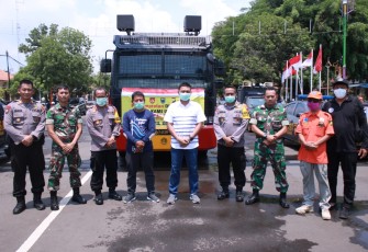 Kapolres Batang Apresiasi DPRD Lakukan Penyemprotan Disinfektan Cegah Covid-19