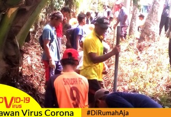 Kades Tembeling Bintan Lakukan Program Padat Karya Tunai