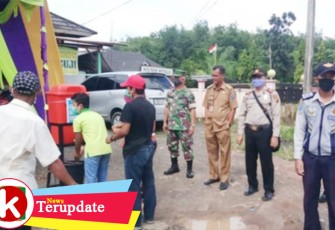 TNI Bersama Unsur Tripika Pantau Langsung Warga yang Baru Tiba Dari Luar Daerah di Kabupaten OKI