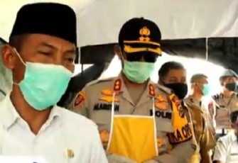 Wabup OKI Tinjau Langsung Dapur Umum Gugus Tugas Covid-19