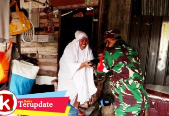 Koramil 01/TanjungpinangBagikan 300 Paket Nasi Bungkus Gratis